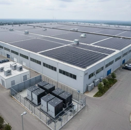 Φωτοβολταϊκά σε στέγη επαγγελματικού κτιρίου (net metering) για μείωση κόστους ρεύματος – Εξοικονομώ Επιχειρώ